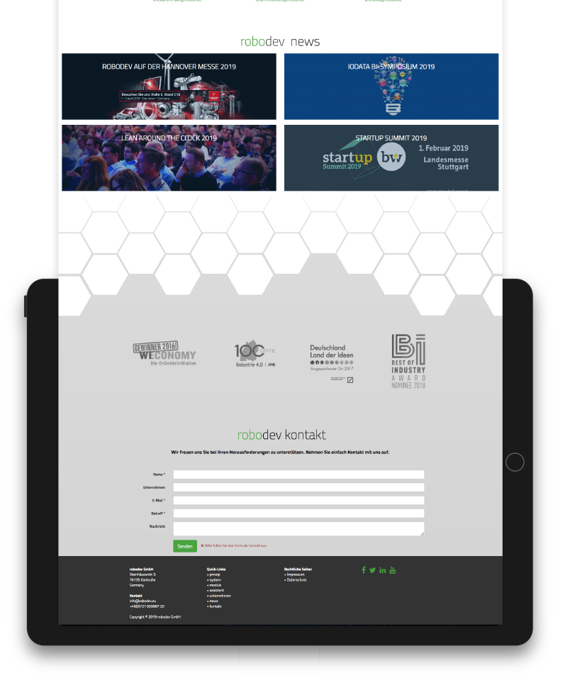 Robodev Website