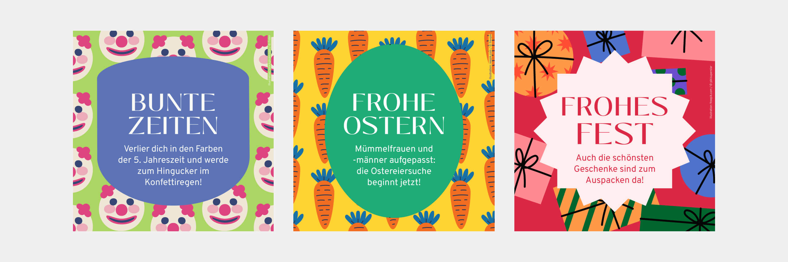 Eventposts1 Drei Eventposts