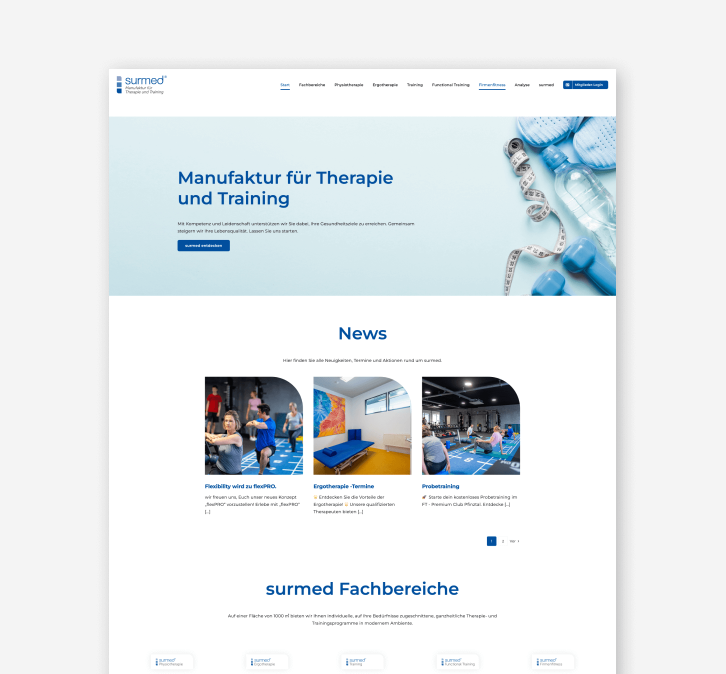 Surmed Webseite