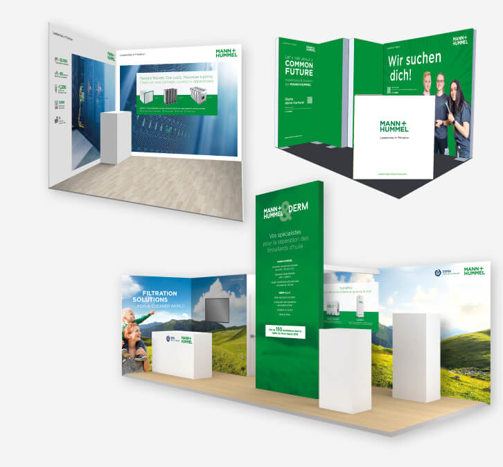 Mann und Hummel Messe Mockups